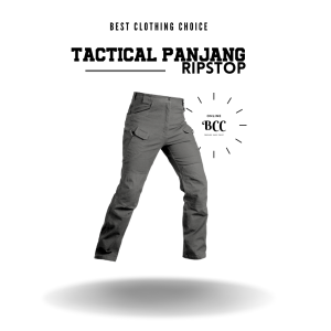 BCC - Celana Cargo Panjang Pria Hitam | Long Pants Cargo Black