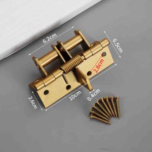 C48 Bản Lề Cửa Lò Xo Tự Động Đóng 90 Độ Kèm 8 Đinh Vít Mở Cửa Giữ Yên Góc 90 Độ Thông Minh CINDY