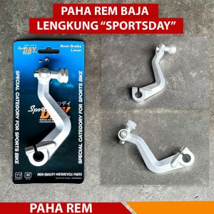 Paha Rem Belakang Model Lurus Bengkok Petir Universal SEMUA MOTOR Anti Karat Sportsday