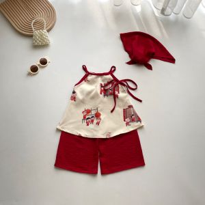 (4-28kg) Bộ Yếm Vàng Lụa Gấm Vân Gỗ NHÍM XÙ KIDS Cho Bé Gái 1 Tuổi Đến 8 Tuổi S029