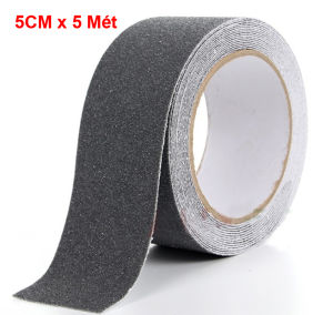 Cuộn băng keo CHỐNG TRƯỢT 5Mx5CM cho cầu thang - dán nền chống trơn trượt 5 mét