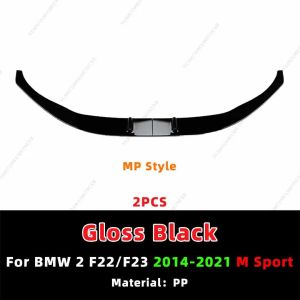 Kail Diffuser Deflector Front Splitter Bumper Lip For BMW 2 Series F22 F23 2014-2021 M Sport Version Air Dam Protector 5Y6Z3