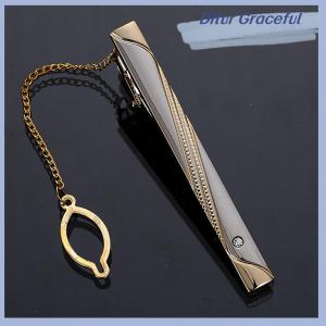 Ditur Người đàn ông kim loại đơn giản cà vạt khóa vàng bạc màu Tie Bar Clasp kẹp quan hệ pin thời trang đồ trang sức tinh tế cho món quà cưới
