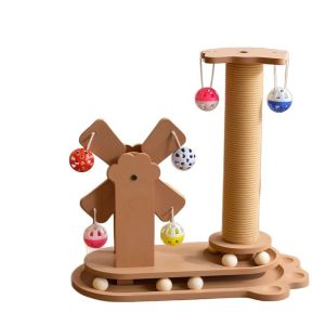 YOUYITIAOYU Cat Scratching Pillar Pet Cat Scratching Pillar with Rotatable Ball Cat Climbing Frame Cat Scratching Post 猫抓板