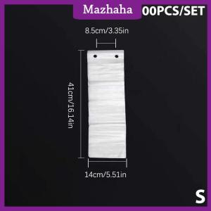 Mazhaha 100Pcs Dùng Một Lần Ô Túi Trong Suốt Không Thấm Nước Nhựa Ô Bìa Cho Sảnh Khách Sạn Ô Cửa Túi