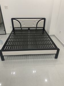 Giường sắt hộp cao cấp 1m4x2m 1m6x2m 1m8x2m - Giường sắt mẫu mới đẹp cao cấp TPHCM BÌNH DƯƠNG lắp nhanh