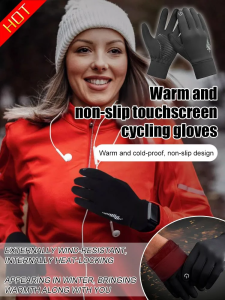 Warm Non-Slip Touchscreen Cycling Gloves / Warm Cycling Gloves / Winter Warm Gloves / Mens and Womens Outdoor Sports Gear