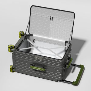 JUPITER FLY Side Front Opening Suitcase | 1:9 Large Capacity Cup Holder TSA Lock 360° Wheels