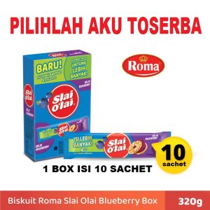 Biskuit Roma Slai Olai Blueberry  / Slai Olai Blueberry - isi 10 sachet - (HARGA PER BOX)