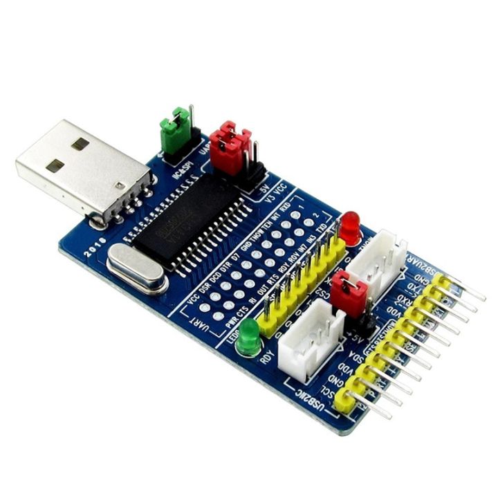 【Latest model】CH341A USB to SPI IIC UART TTL ISP for Serial Adapter ...