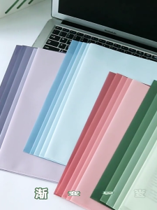 5Pcs Clear File Sleeve Letter Size File Paper Covers Clear Ducoment Folder Side Cut File Covers for File Presentation