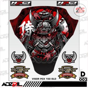 Stiker visor  Winshield honda pcx 150 Old / stiker  Winshield   keren /  stiker visor  gambar  apace/ stiker visor gambar puniser keren  / stiker visor gamabar  samurai / stiker visor gambar tengkorak