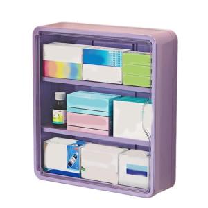 Space Saving Wall Mounted Storage Box Large Capacity Multi Tiers Organiser With Easy Installation For Small Spaces