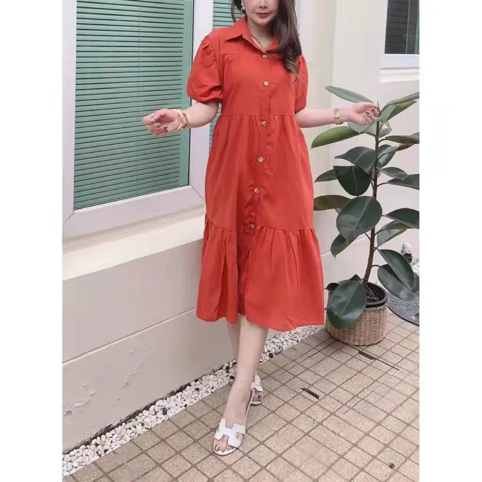 New Bangkok Collar Button Down Plain Cotton Casual Fashionable Midi Dress Short Sleeve Shirt Dress Free Size Plain Dress Korean Style Midi Dress - Lazada | Lazada PH New Bangkok Collar Button Down Plain Cotton Casual Fashionable Midi Dress Short Sleeve Shirt Dress Free Size Plain Dress Korean Style Midi Dress - Lazada | Lazada PH