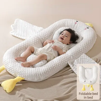 Baby Nest Anti-startle Baby Sleeping Bed Nursing Pillow Foldable Bedding Anti-vomiting Bed-in-bed Slope Pillow