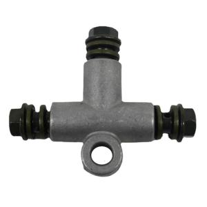 Off Road ATVs Brake Hose Connector Adapter 3 Way Motorcycle Hydraulic Pipe Connect Tee Coupling Tubes Adapter 10mm Bolt