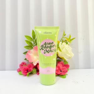 Chierra Glow Up Mask pink dan Acne Ranger Mask hijau 50ml