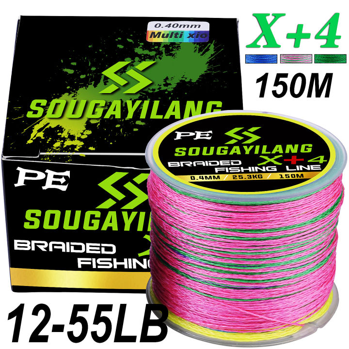 150M Fishing Lines PE Fishing Wire 12LB-55LB Multifilament Super Strong  Carp Braided Lines for Fishing Leader Lines