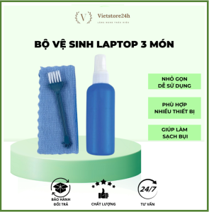 BỘ VỆ SINH LAPTOP 4 MÓN - Dung dịch làm sạch