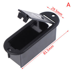 Christmas gift 【AYLMER】 Active Bass Guitar Pickup 9V Battery Boxs 9V Pick Up Battery Holder Case Cover