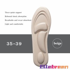 Shoe Insole 10D Memory Foam Sports Insoles Womens Anti-odor Breathable Cushioning Pain Relief High Heel Insoles