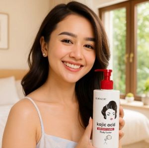 Kojic Acid body lotion ratakan kulit belang FA