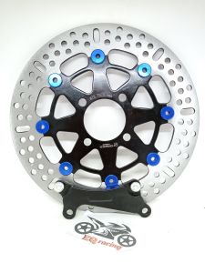 Disc piringan cakram depan beat lebar bulat black 260 mm MODEL KTC
