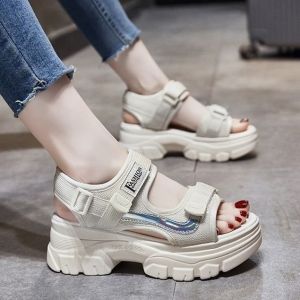Free Shipping Trendy Sports Roman Sandals For Women 2026 Summer New Collection Versatile Non-Slip Thick-Soled Comfortable And Suitable For Outdoor Wear And Beach Use