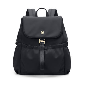 กระเป๋าเป้สะพายหลังสไตล์แฟชั่นสำหรับผู้หญิงคุณภาพกอล์ฟกระเป๋าเป้สะพายหลังผ้าไนลอนอเนกประสงค์กันน้ำสำหรับกระเป๋าเดินทางลำลองแล็ปท็อปกระเป๋าสะพายคู่ความจุขนาดใหญ่สำหรับผู้หญิง13นิ้วสีชมพูแอปริคอทสีดำ