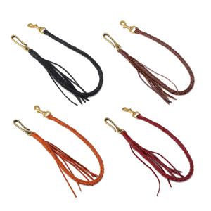 Vintage Braided Leather Tassels Pant Chain Leather Tassels Chain Elegant Pants Accessory for Pants Enhances Any Outfits