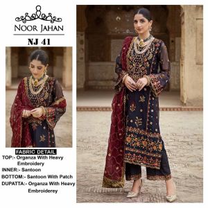 PRE ORDER 15 DAYS - READYMADE EMBROIDERED GEORGETTE PAKISTANI PUNJABI SUITS