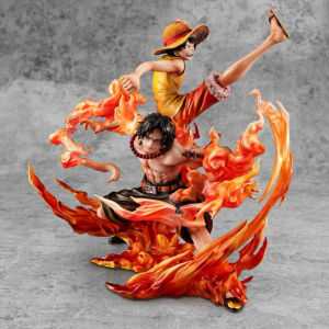 One piece Megahouse P.o.p monkey D. luffy & Portgas D. Ace Portrait of pirates
