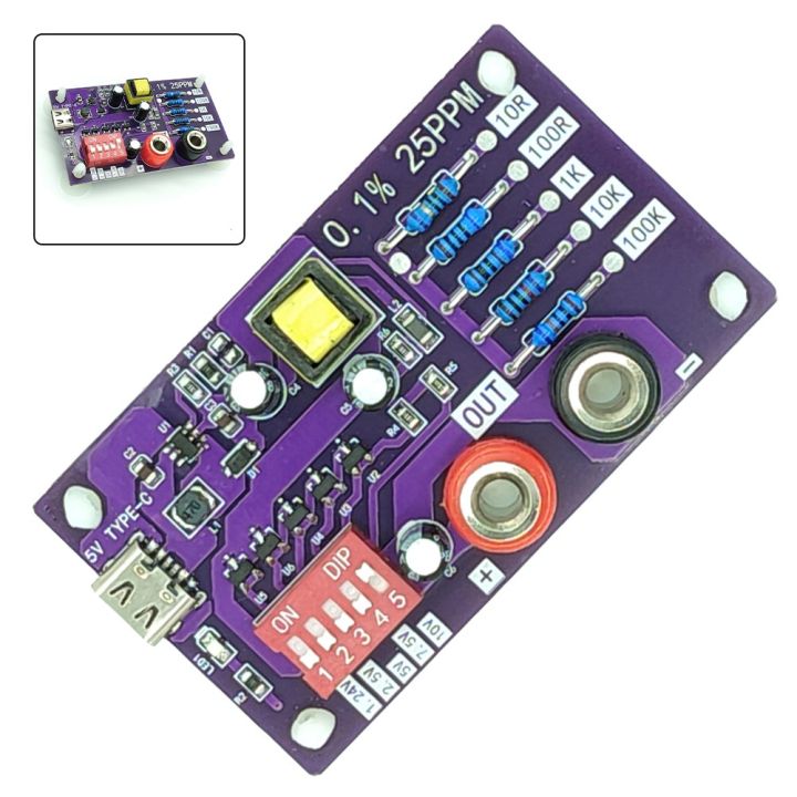 Voltage Reference Module AD585 with Type C Power Supply for Accuracy ...