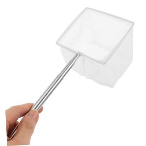3D Stereo Deep Aquarium Fish Net Retractable Stainless Steel Round And Square Design