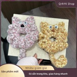 Hàng có sẵn✨ Dễ Thương Sang Trọng Mèo Con Tóc Tie Ngọt Ngào Phim Hoạt Hình Của Mèo Đuôi Scrunchies Tóc Sợi Dây Thừng Trở Lại Của Đầu Headband Tóc Phụ Kiện Quà Tặng