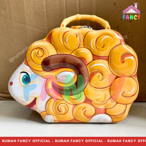 [FREE BUBBLE WRAP+DUS] Coin Box Celengan Jumbo Kunci Gembok Domba Sheep Xiao Ling Jing S 215