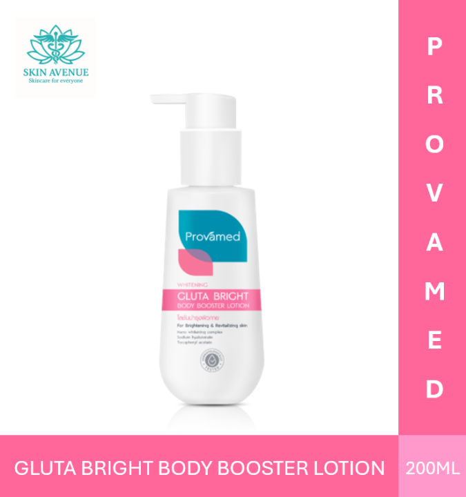 PROVAMED GLUTA Lotion BRIGHT SKIN BOOSTER (200ML) Fda/Bpom Approved  Whitening Lotion Dermatologically Tested Anti-Aging Lotion Hypoallergenic  Firming Lotion Cruelty-Free Moisturizing Lotion - Lazada