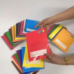 10pcs Hots Notebook Writing Yarn Spiral Composition 80Leaves thickened writing book HEIM