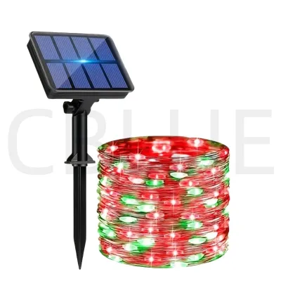 CBLUE Christmas Solar String Light 32M Outdoor Festive 8Modes Waterproof Fairy Lamps Decoration