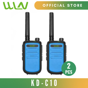 WLN KD-C10 5W 16 Channel UHF 400-470MHz Two-Way Walkie Talkie Radio -SET OF 2