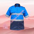 Wearpack Safety Werpack Atasan Kemeja Pendek Baju Kerja Murah Seragam Lengan Pendek. 