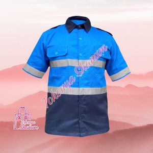 Wearpack Safety Werpack Atasan Kemeja Pendek Baju Kerja Murah Seragam Lengan Pendek