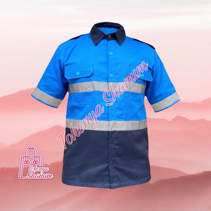 Wearpack%20Safety%20Werpack%20Atasan%20Kemeja%20Pendek%20Baju%20Kerja%20Murah%20Seragam%20Lengan%20Pendek%20-%20Image%203