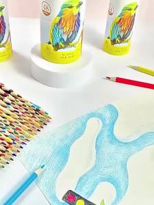 Deli water-soluble colored pencils 36 Oil-based colored pencils erasable drawing pens and a set of hand-painted coloring pencils Alat Tulis Pejabat