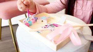 Good productCreated by Me! Paint & Decorate Your Own Wooden Princess Wand Craft Kit Pink - Princess Crafts Great for Rainy Days Princess Toys for Kids Ages 4+1
