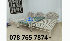 Giường sắt giá rẻ phòng trọ giường ngủ gia đình giá rẻ tháo ráp gọn nhiều kích thước - giao nhanh 2h