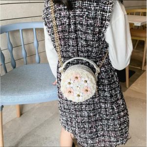 NEW ARRIVAL BEG RAYA BUDAK BULAT PINK / BIRU SLING BAG KIDS BUNGA 3D