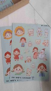 Sticker Hoa Và Mai (9x13cm) | IVI IKO