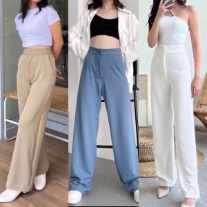 Cozie Knit Pants Celana Wanita Terbaru Kulot Cozie Pants Ukuran MLXLXXL Celana Panjang Highwaist