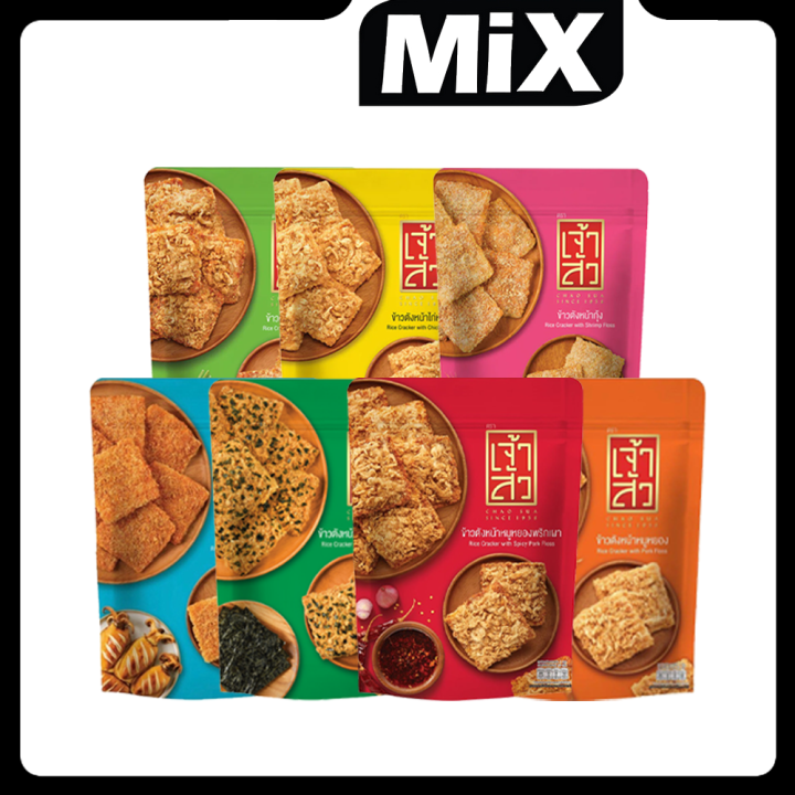 泰国 座山 口味米饼 烤鱿鱼味/鸡肉丝/猪肉丝/东炎味/鲜虾味 Thailand Chao Sua Rice Cracker Pork ...